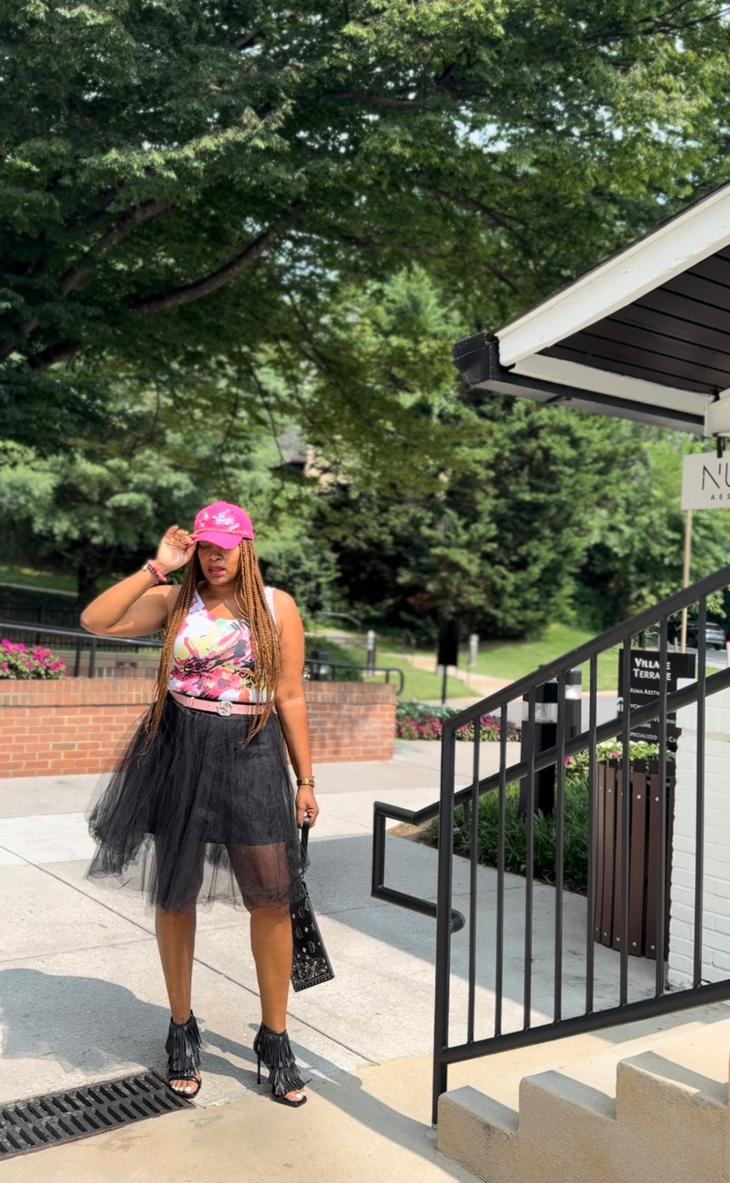 Streetstyle in Tulle Set