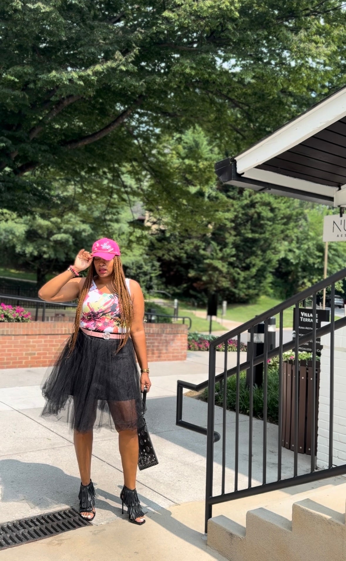 Streetstyle in Tulle Set