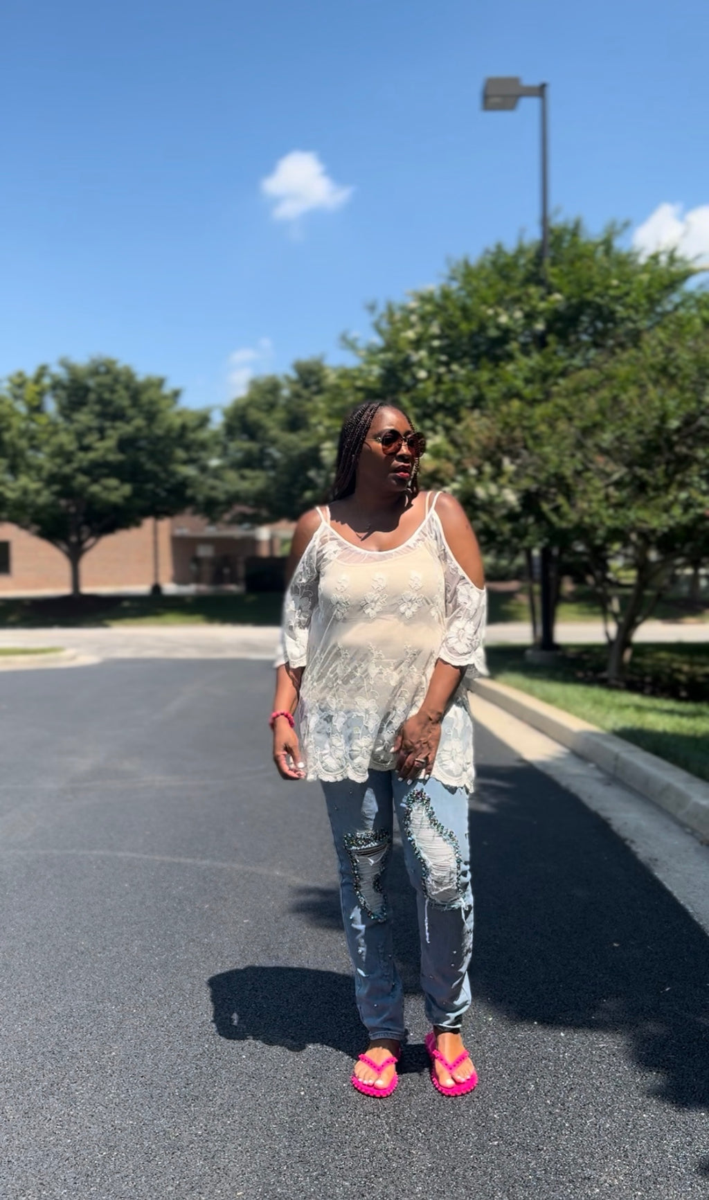 Lace Boho Top