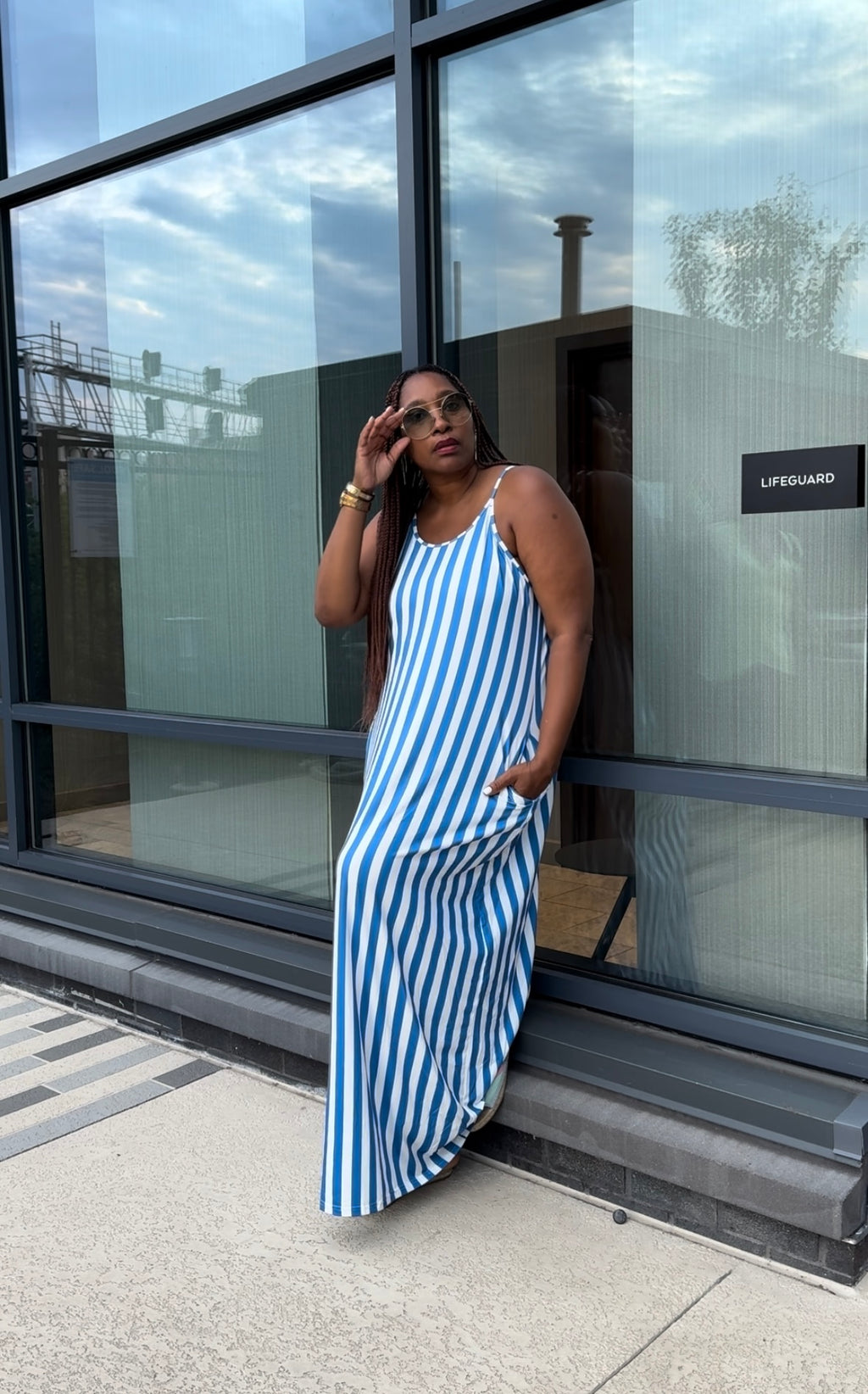 The Clean Lines Maxi Dress