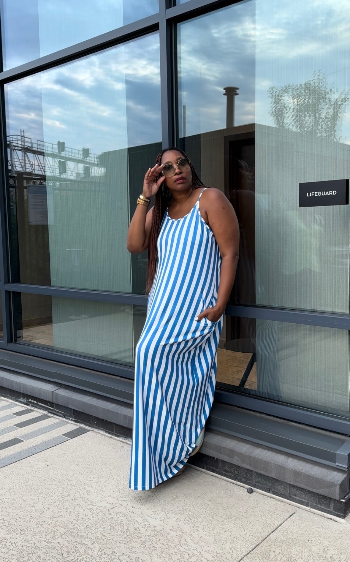 The Clean Lines Maxi Dress