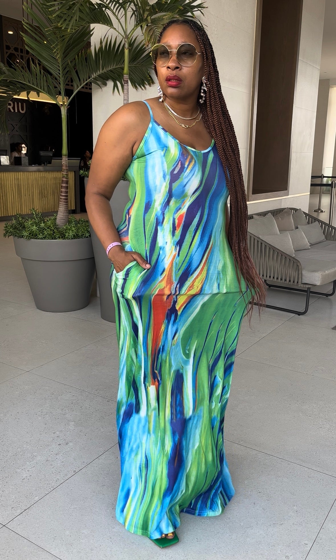 The Turquoise Vibes Dress