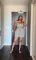 Leopard Casual Short Set