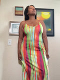 The Art of Green Dress